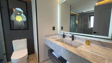 Suite de lujo, vista a la ciudad | Baño