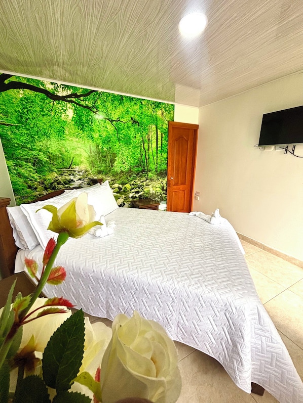 Habitación doble | Cortinas blackout y wifi gratis 