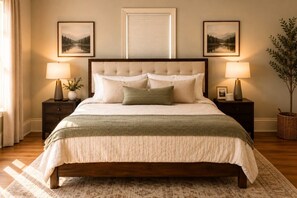 Iron/ironing board, WiFi, bed sheets - Luxury 7BR/4BA Resort Home: Indoor/Outdoor Fireplaces, Hot Tubs, Walk to Town (Muskegon)