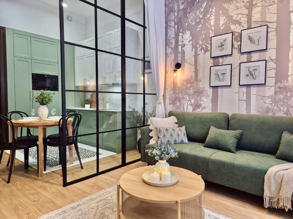 Apartamento clásico, vistas a la ciudad | Zona de estar