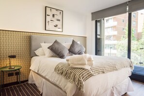 Apartment, 2 Schlafzimmer | Verdunkelungsvorhänge, Bügeleisen/Bügelbrett, kostenloses WLAN