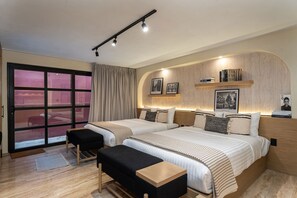 Superior-Apartment, 2 Schlafzimmer, Kochnische | Verdunkelungsvorhänge, kostenloses WLAN