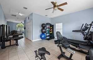 Fitnessbereich