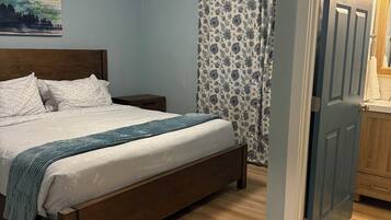 3 dormitorios, tabla de planchar con plancha, wifi gratis y ropa de cama