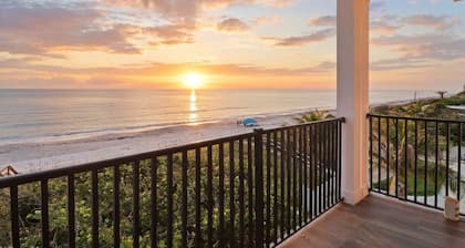 Sunset Oasis: Beachfront Bliss with 2 Pools, Fire Pits & Room for 16
