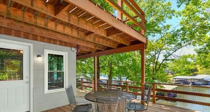 Lakefront Escape with Private Dock, Fire Pit & Screened Porch