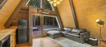 Modern New A-Frame Cabin | Hot Tub | Big Bass Lake