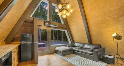 Modern New A-Frame Cabin | Hot Tub | Big Bass Lake
