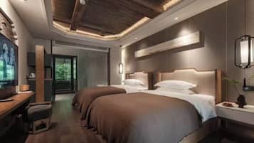 Luxury Twin Room, Hill View | Premium bedding, down duvets, individually decorated