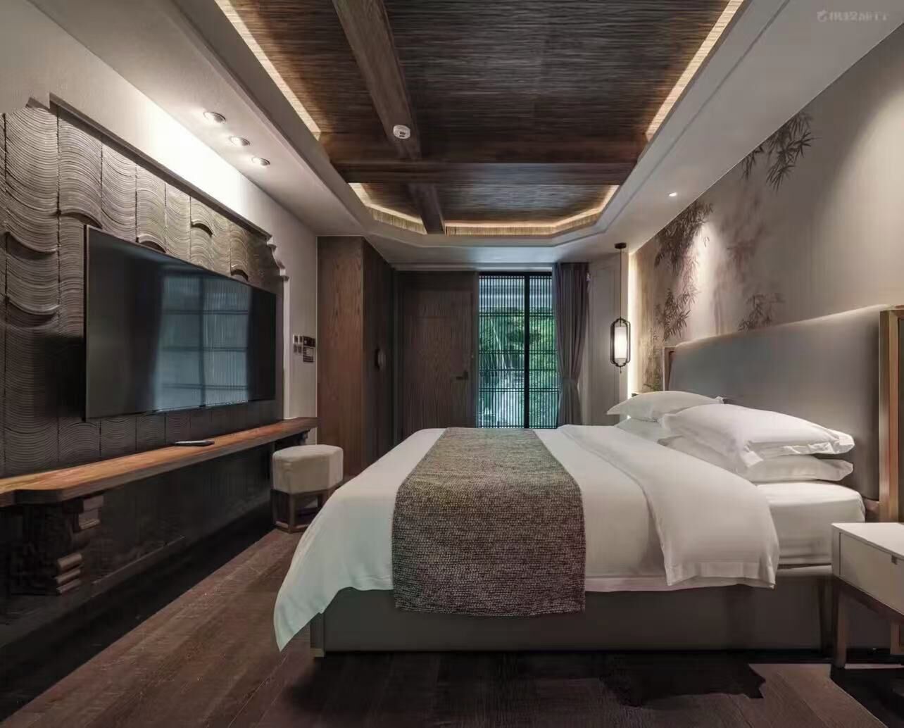 Habitación Confort doble, vistas a la colina | Ropa de cama de alta calidad, edredones de plumas, decoración individual
