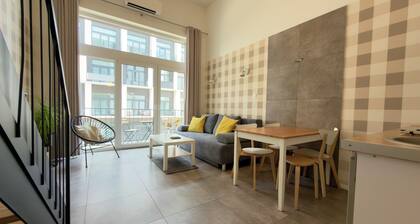 Wrocław Airport Apartment with Mezzanine