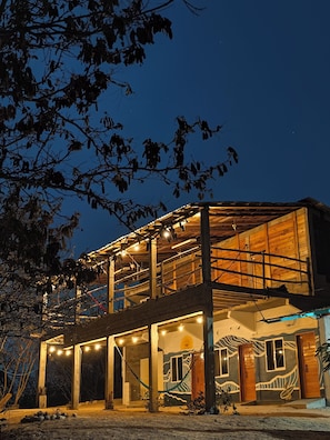 Front of property – evening/night