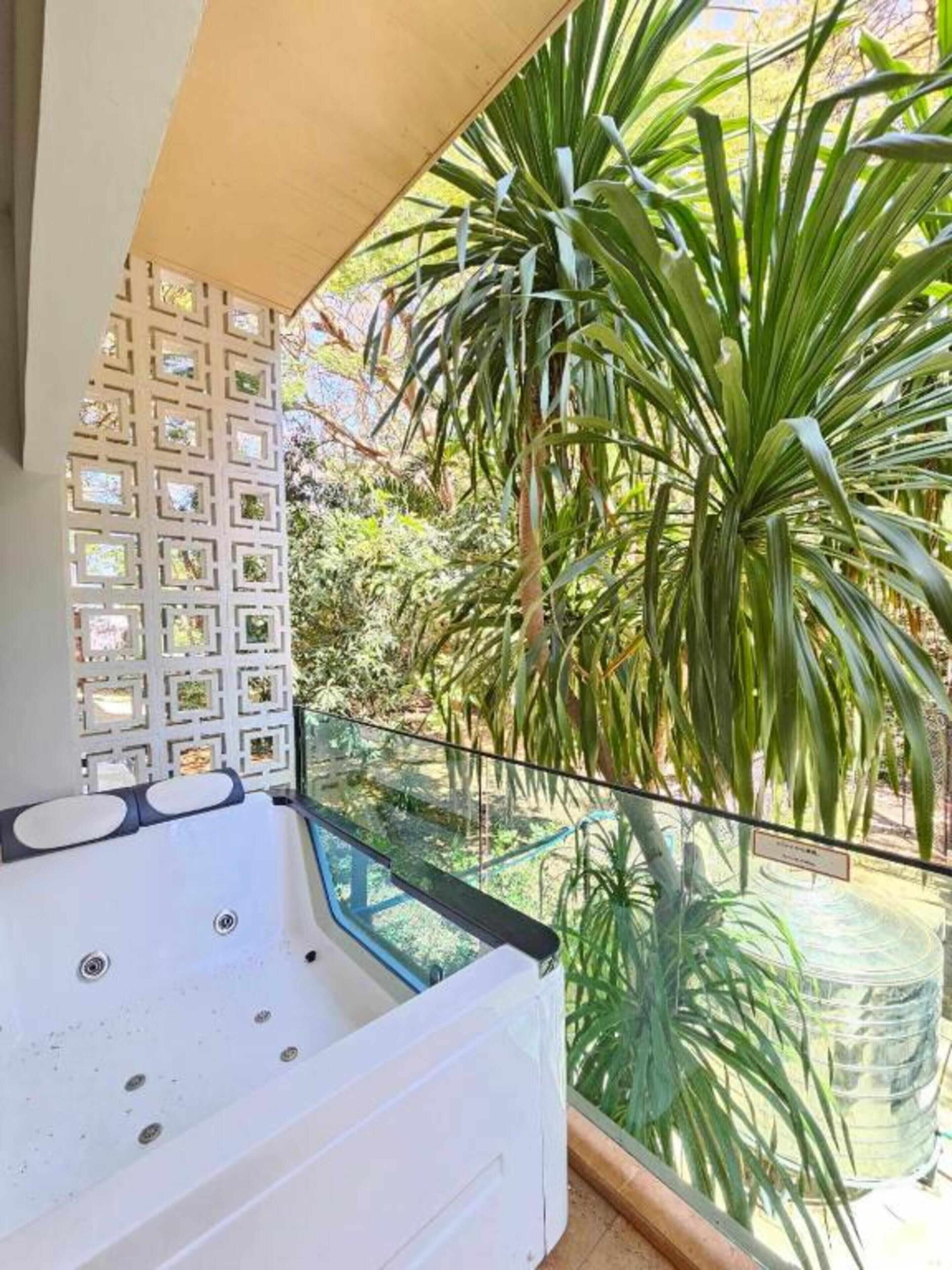 Studio, City View | Outdoor spa tub