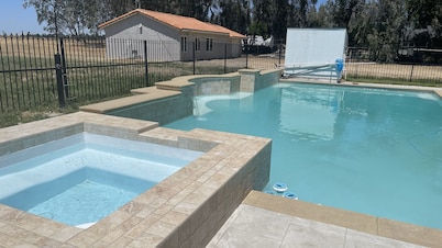 5145 Golf Rd, ADU, 40K Gallon pool on 60K SF land. Merced’s most exclusive area.