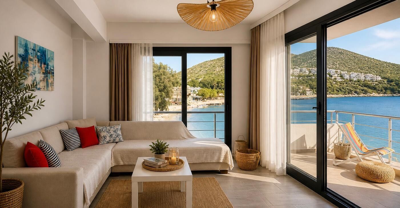 Suite Familiale, vue mer