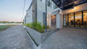 Vila Comfort, pemandangan kolam renang | Detail eksterior