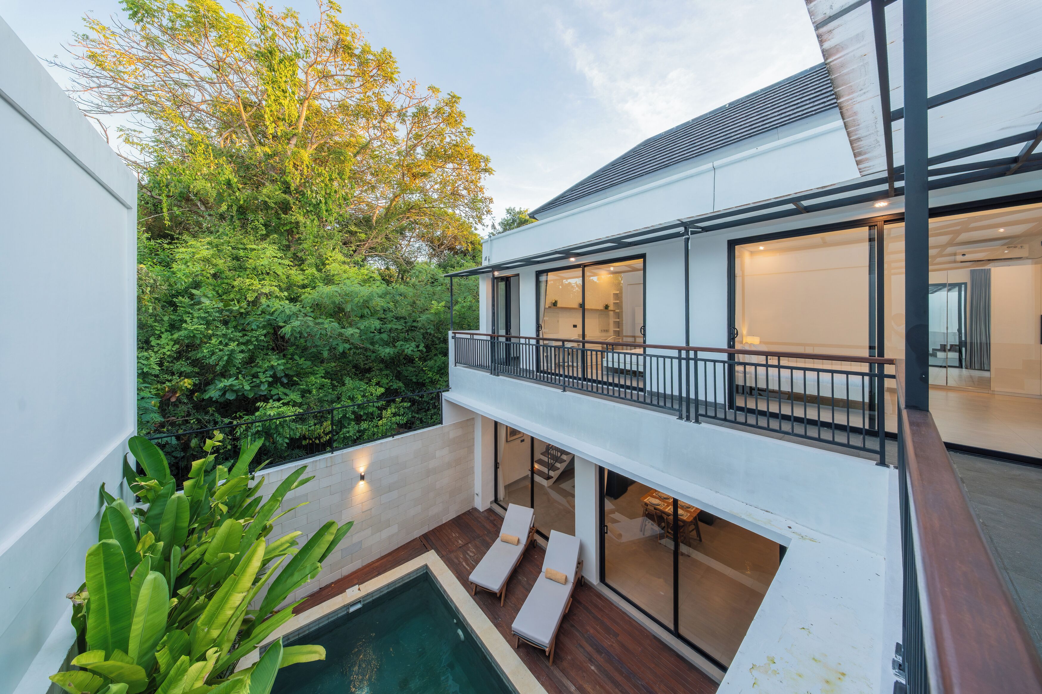 Vila Comfort, pemandangan kolam renang | Teras/patio