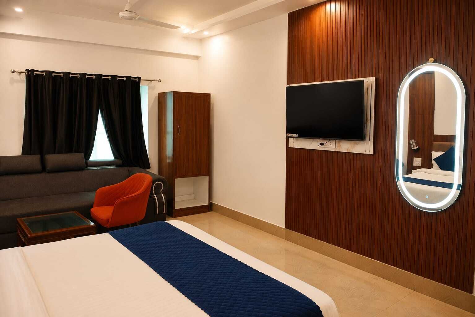 Kamar Double Deluks | Ruang kerja ramah laptop dan Wi-Fi gratis
