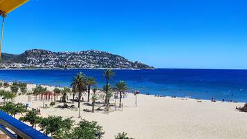 Aan het strand