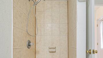 Hair dryer, towels
