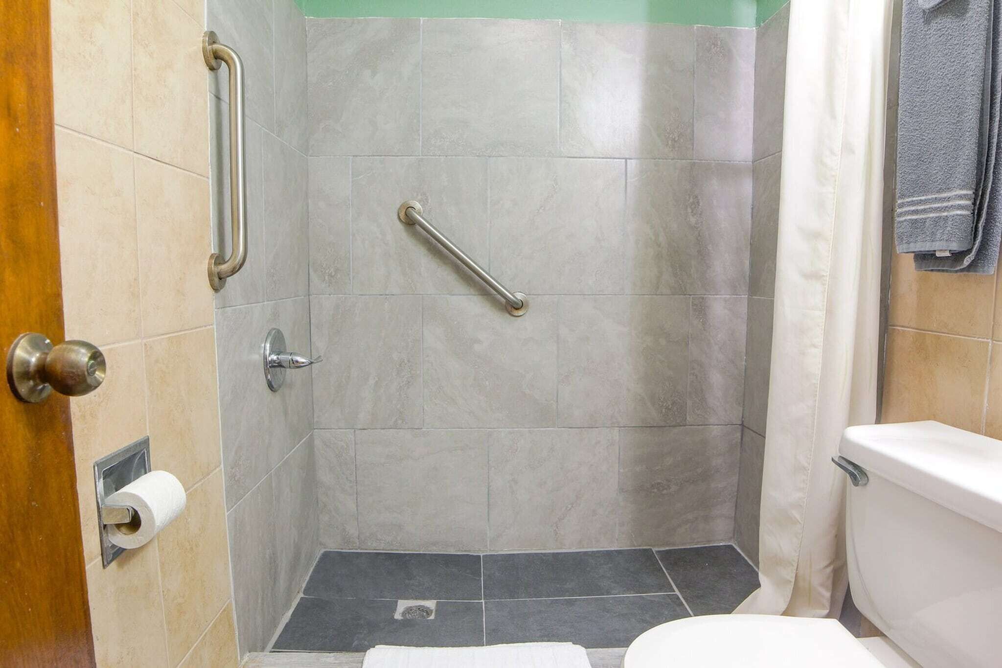 Shower, hair dryer