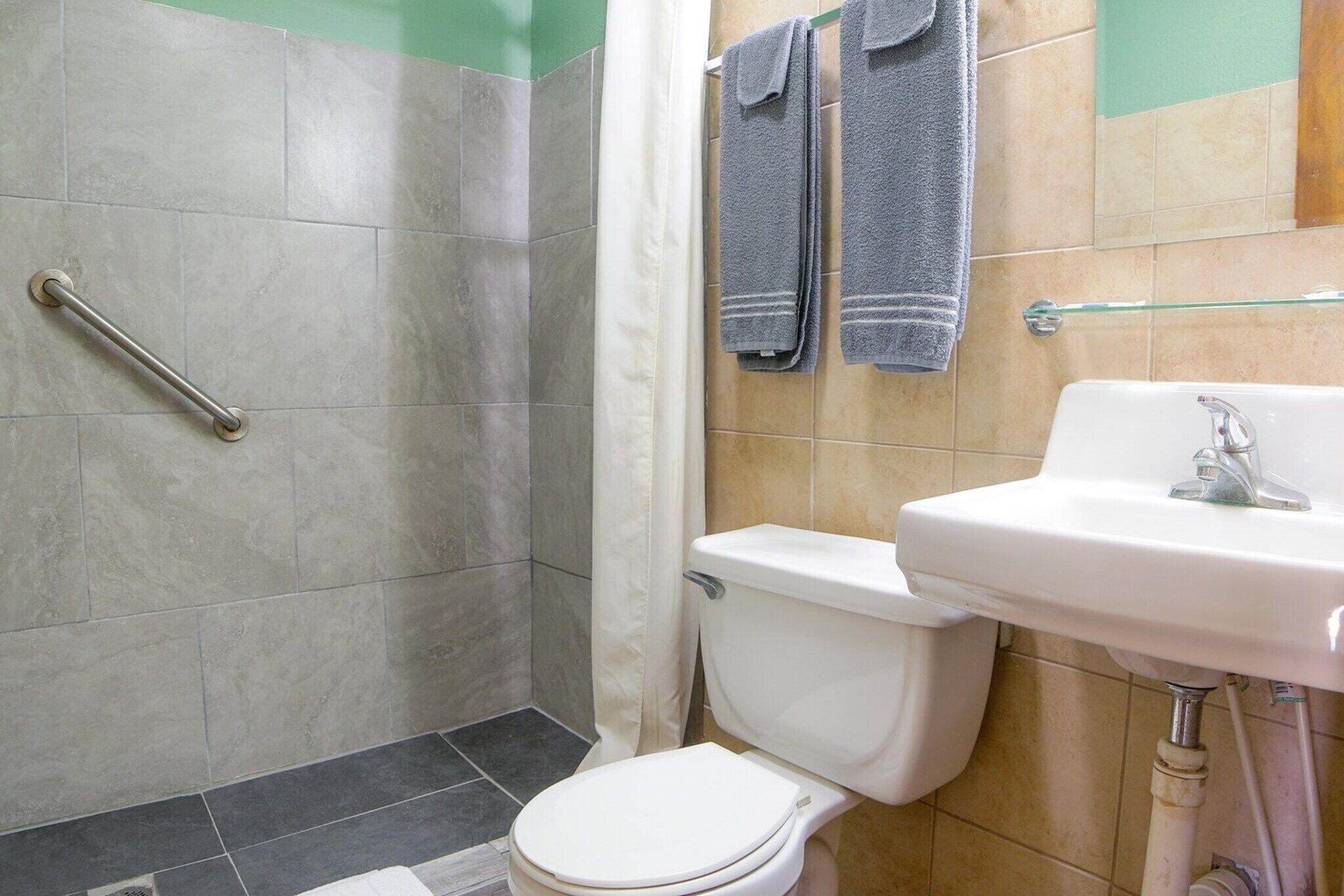 Shower, hair dryer
