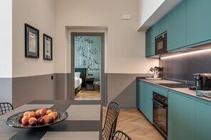 Fridge, microwave, dishwasher - Albia Suites - Rubino (Firenze)