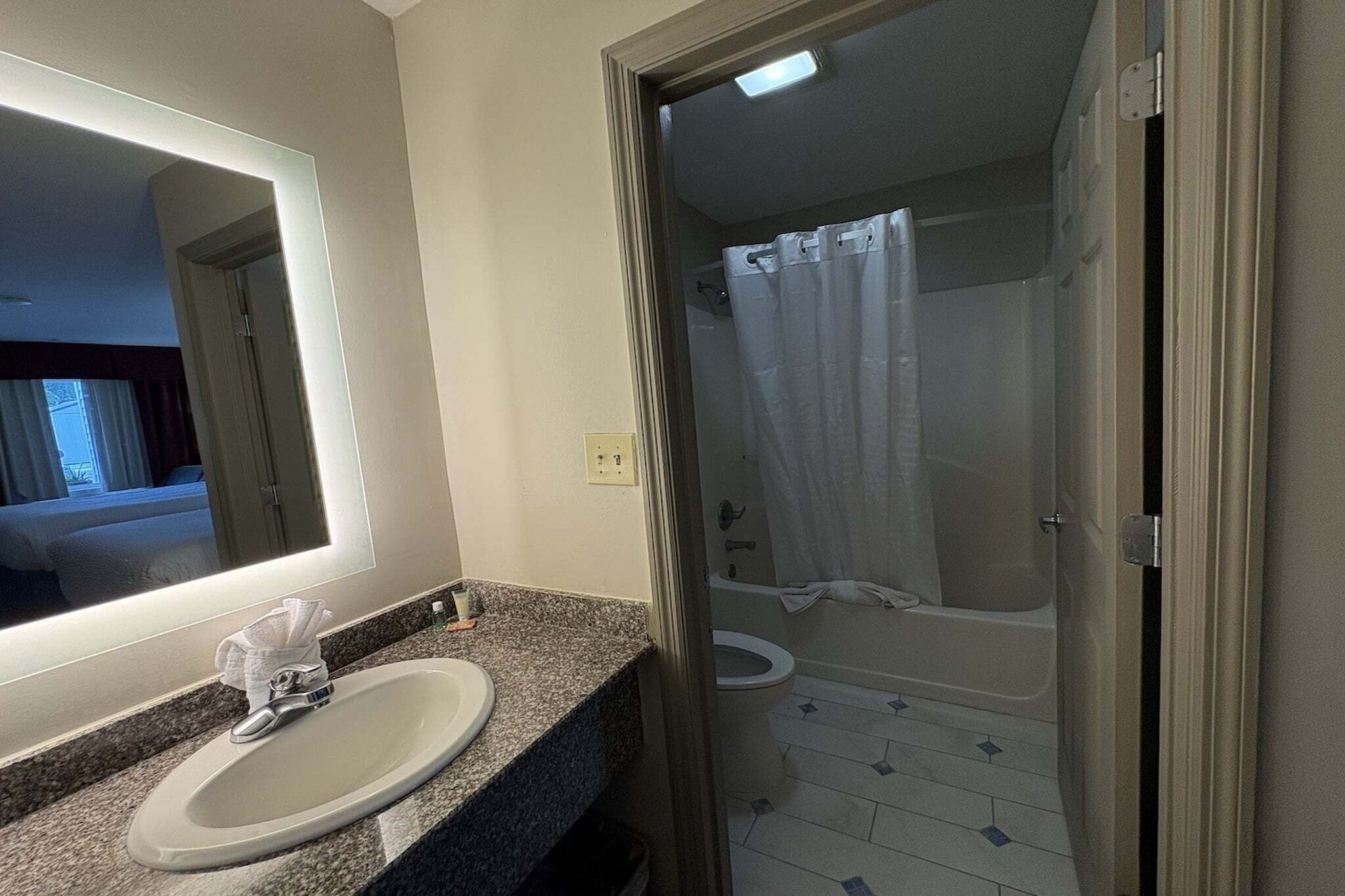 Shower, hair dryer