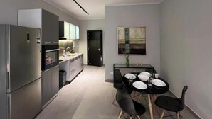 Private kitchen - Stylish 1BR Apartment in New Cairo near AUC A208 (New Cairo)