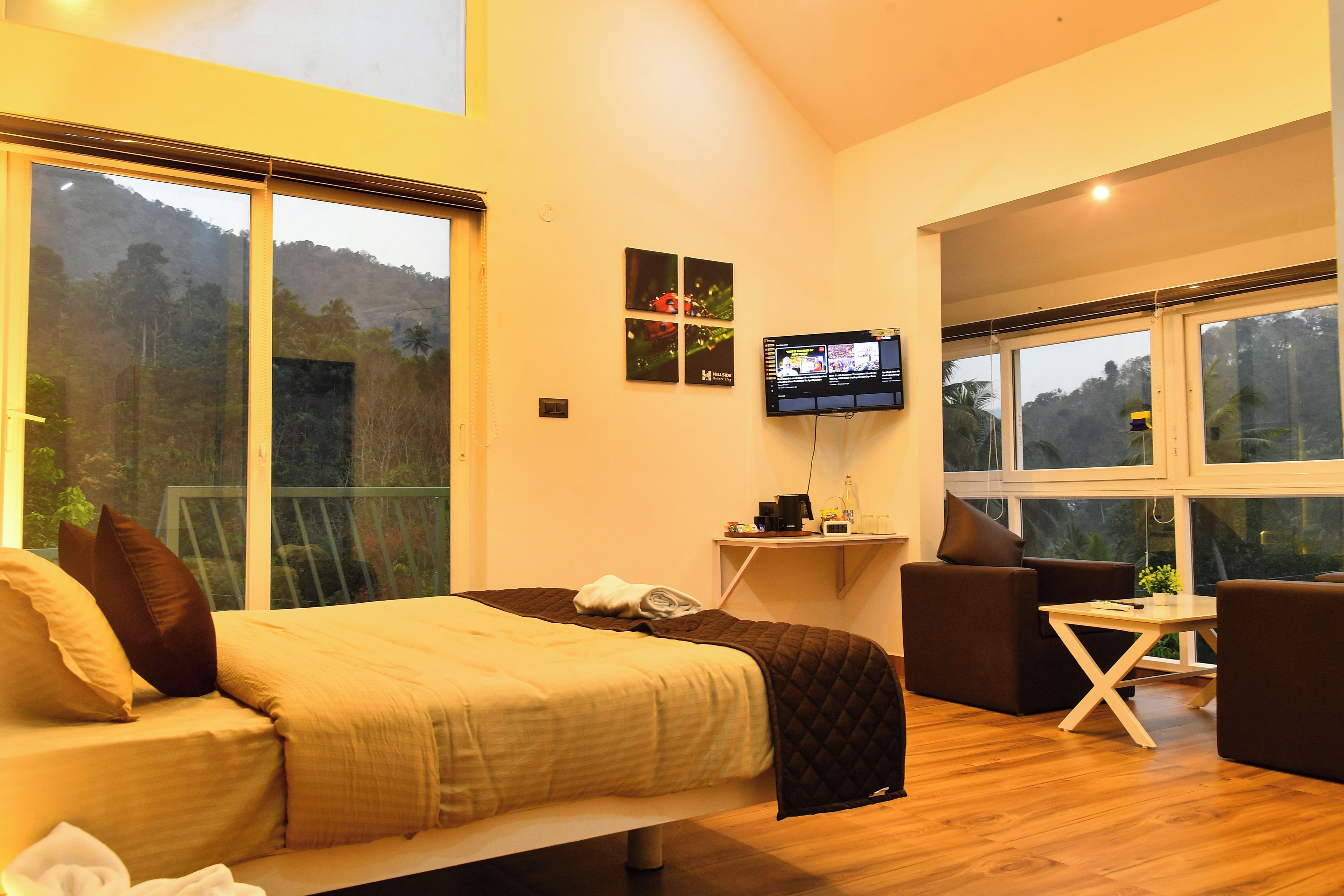 Luxury Double Room, 1 King Bed, Balcony, Mountain View | Iron/ironing board, WiFi (free)