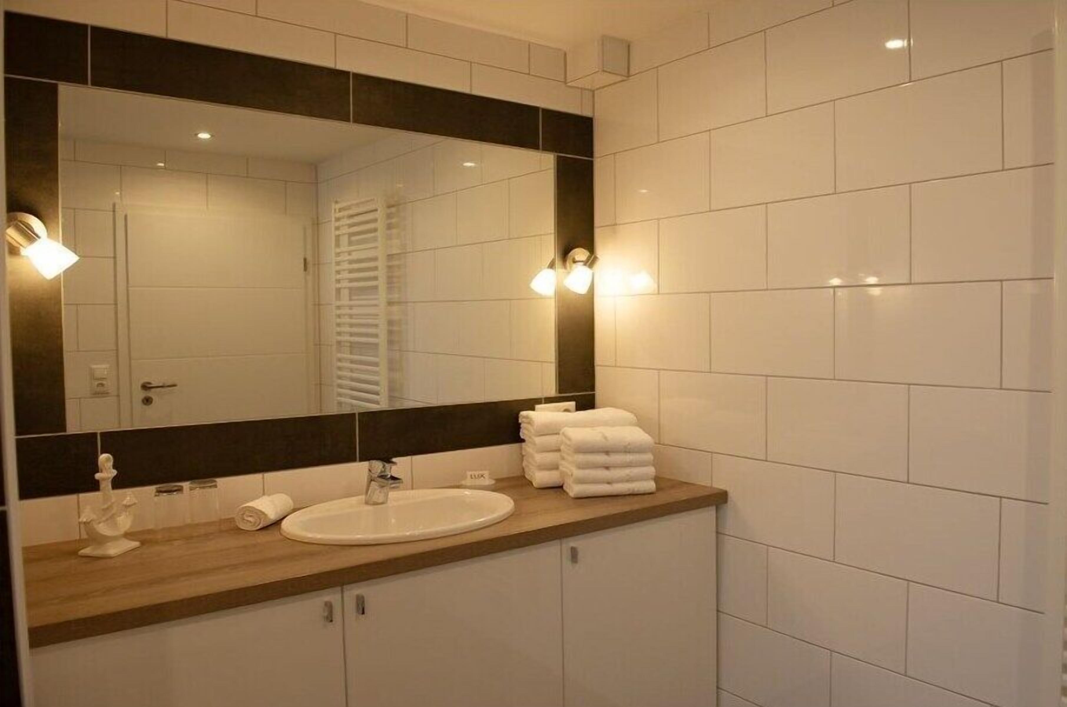 Een douche, een haardroger