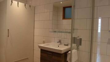Shower, hair dryer