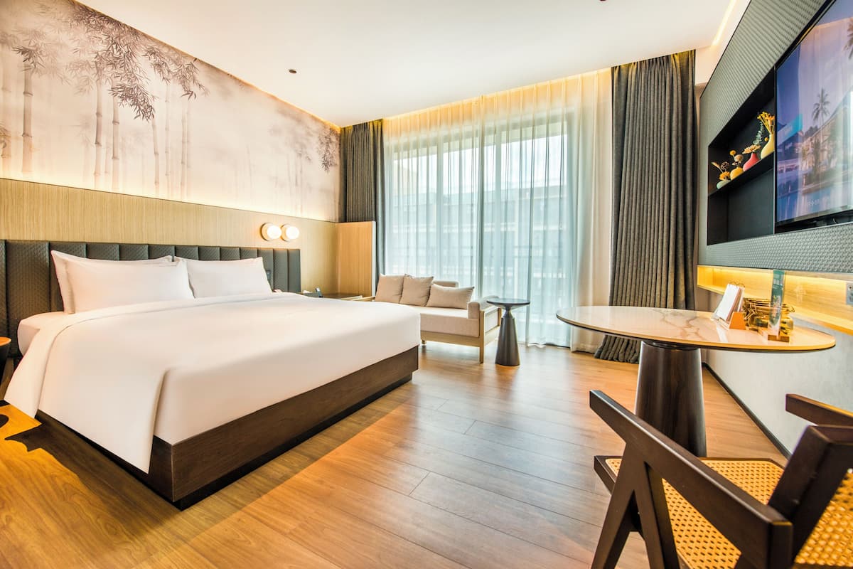 Kamar Superior, balkon | Wi-Fi gratis dan seprai linen