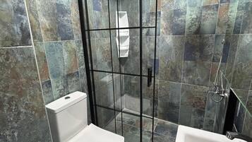 Towels, soap, toilet paper
