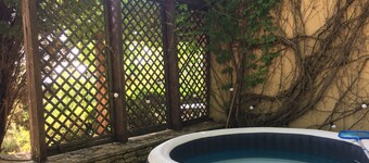 Charming house surrounded by nature, with a spa, barbecue, and fireplace. Pets welcome!
