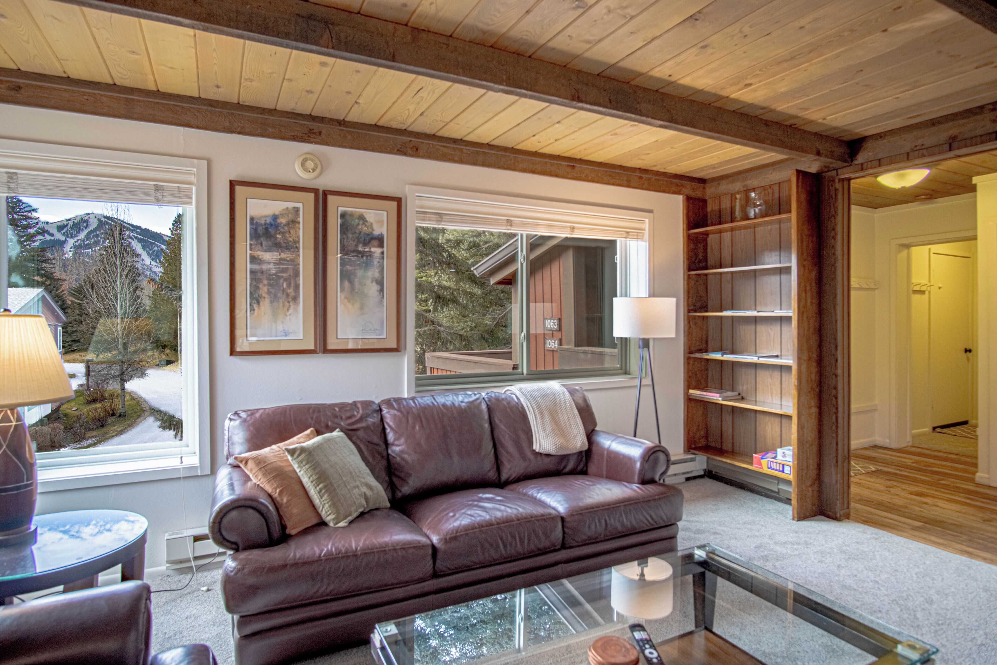 Leilighet, flere senger, fjellutsikt (Atelier Lookout) | Oppholdsområde