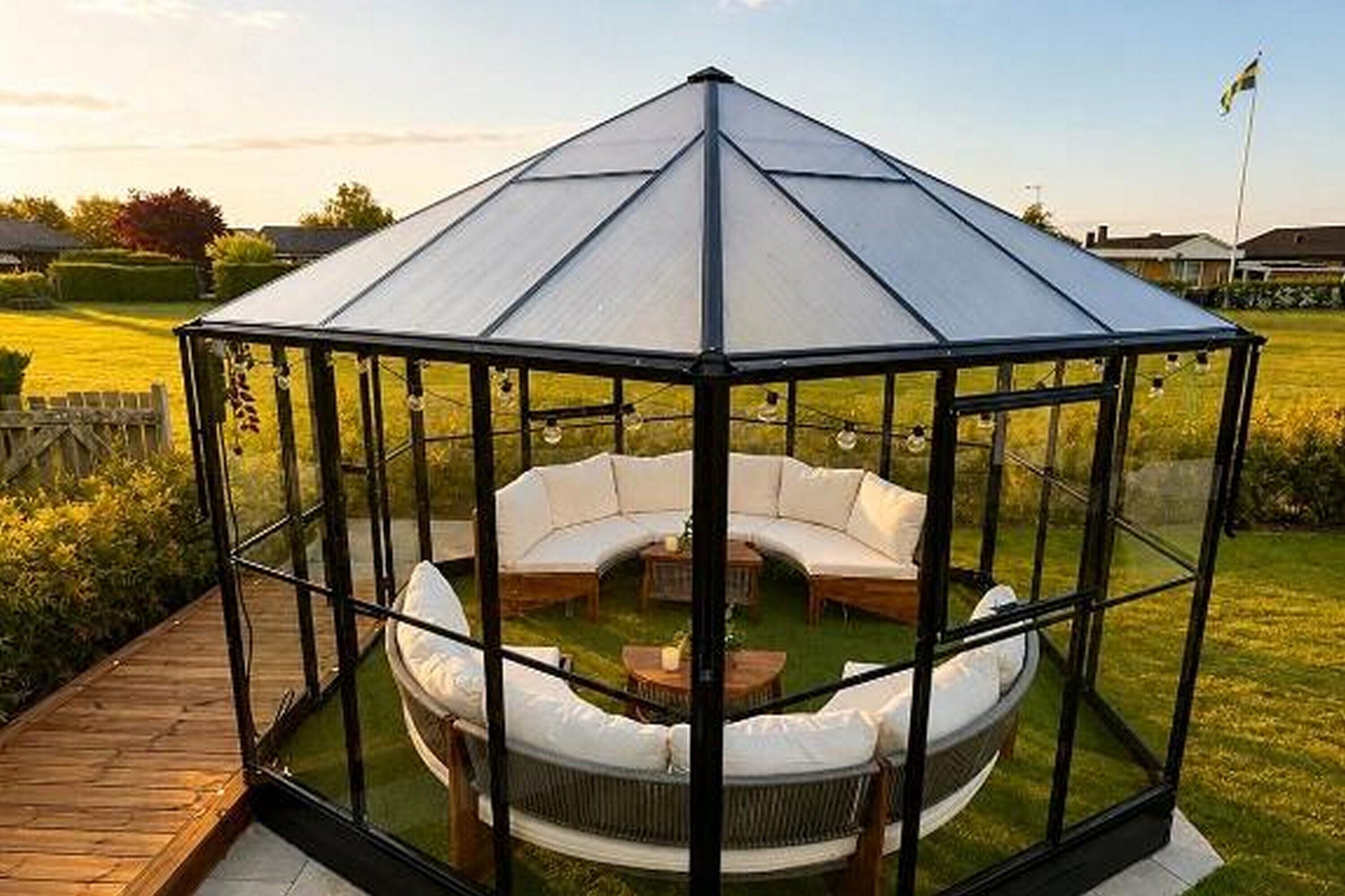 Familiehus - 3 soveværelser - 2 badeværelser (SeaVista Trelleborg Sea View &) | Terrasse/gårdhave