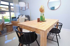 Dining - Luxury Condo in Montego Bay, Rooftop Pool Access (St. James Parish)