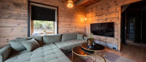 Casa de campo Premium, vista al resort | Área de sala de estar