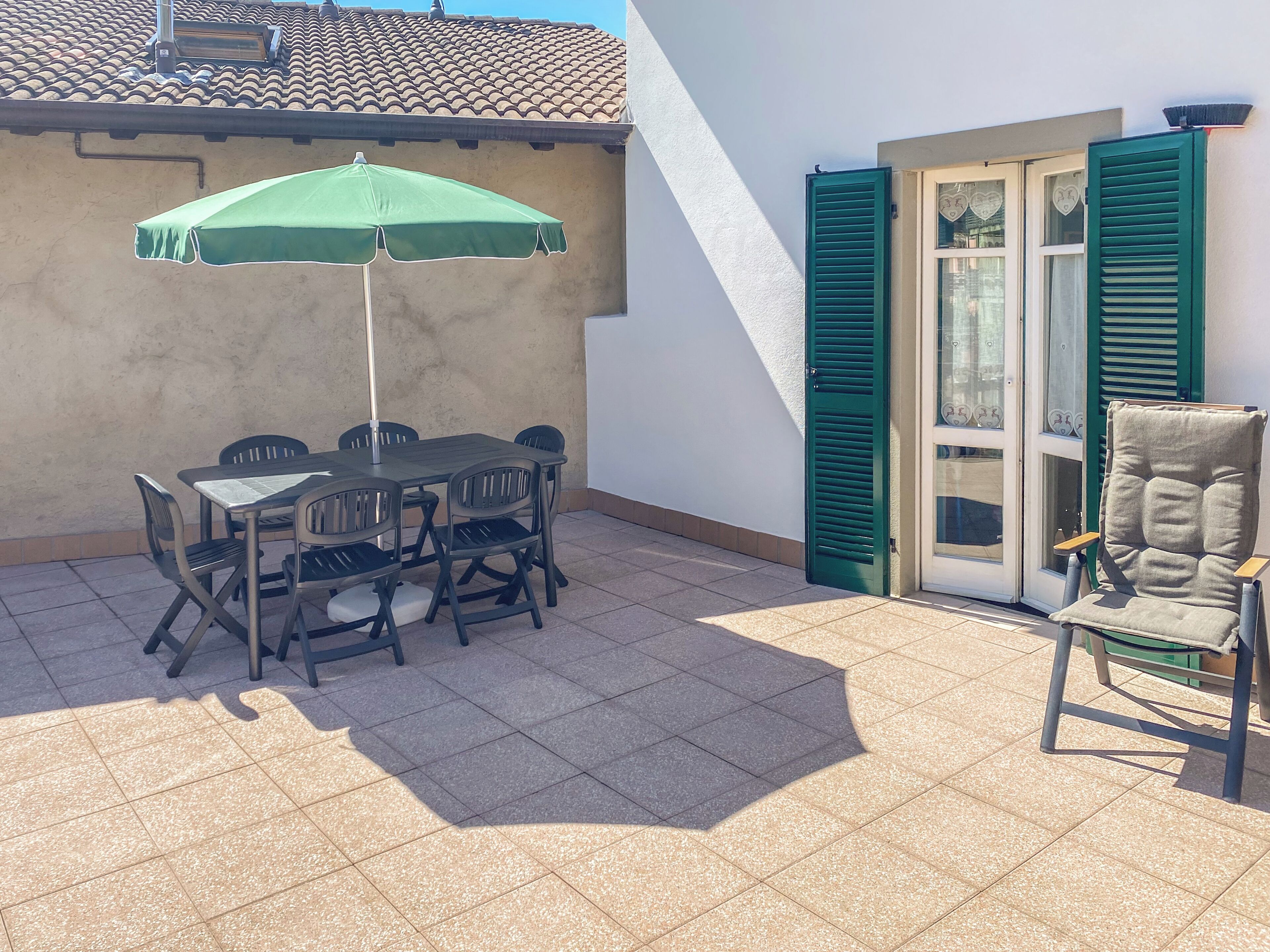 Appartement, uitzicht op bergen | Terras