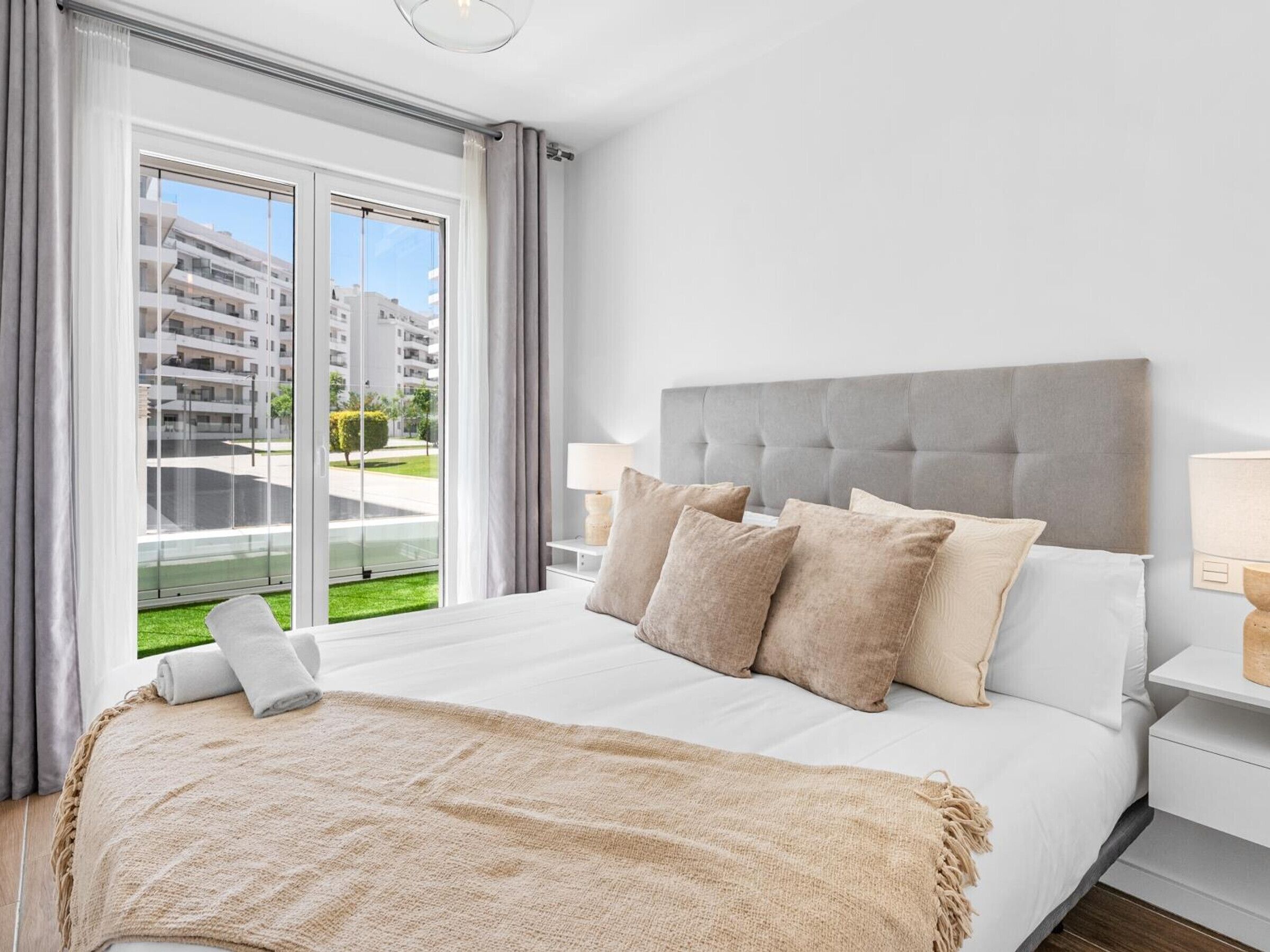 Wifi gratis y ropa de cama
