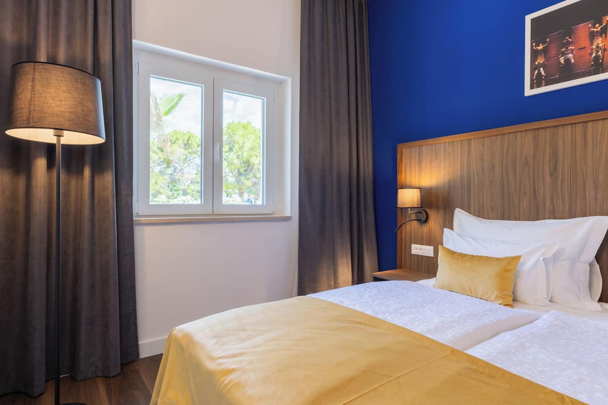 Habitación estándar con 1 cama doble o 2 individuales, vistas al parque | Escritorio, espacio para trabajar con un portátil, wifi gratis