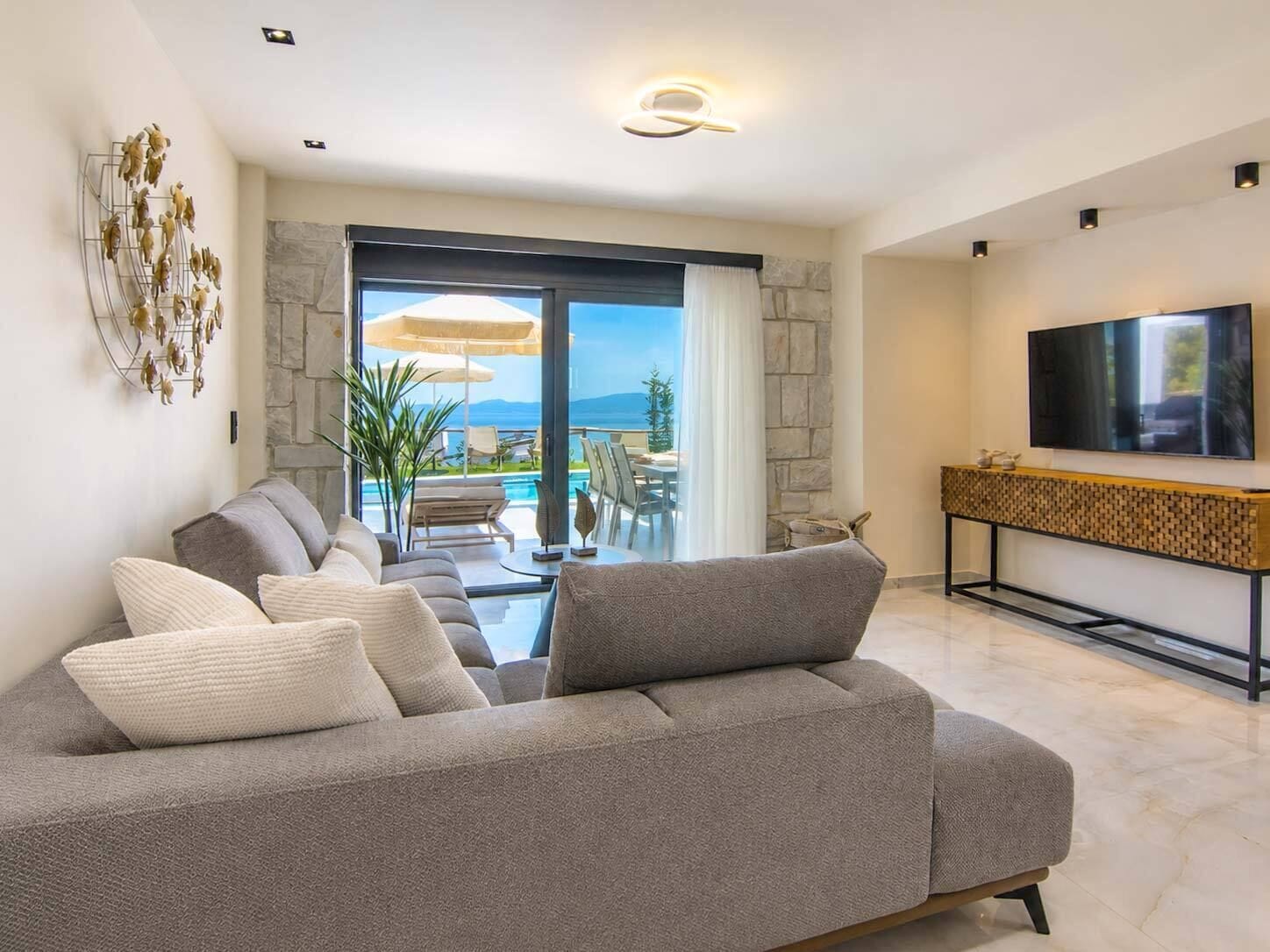 Olea Aura Villa with Private Pool | Living area