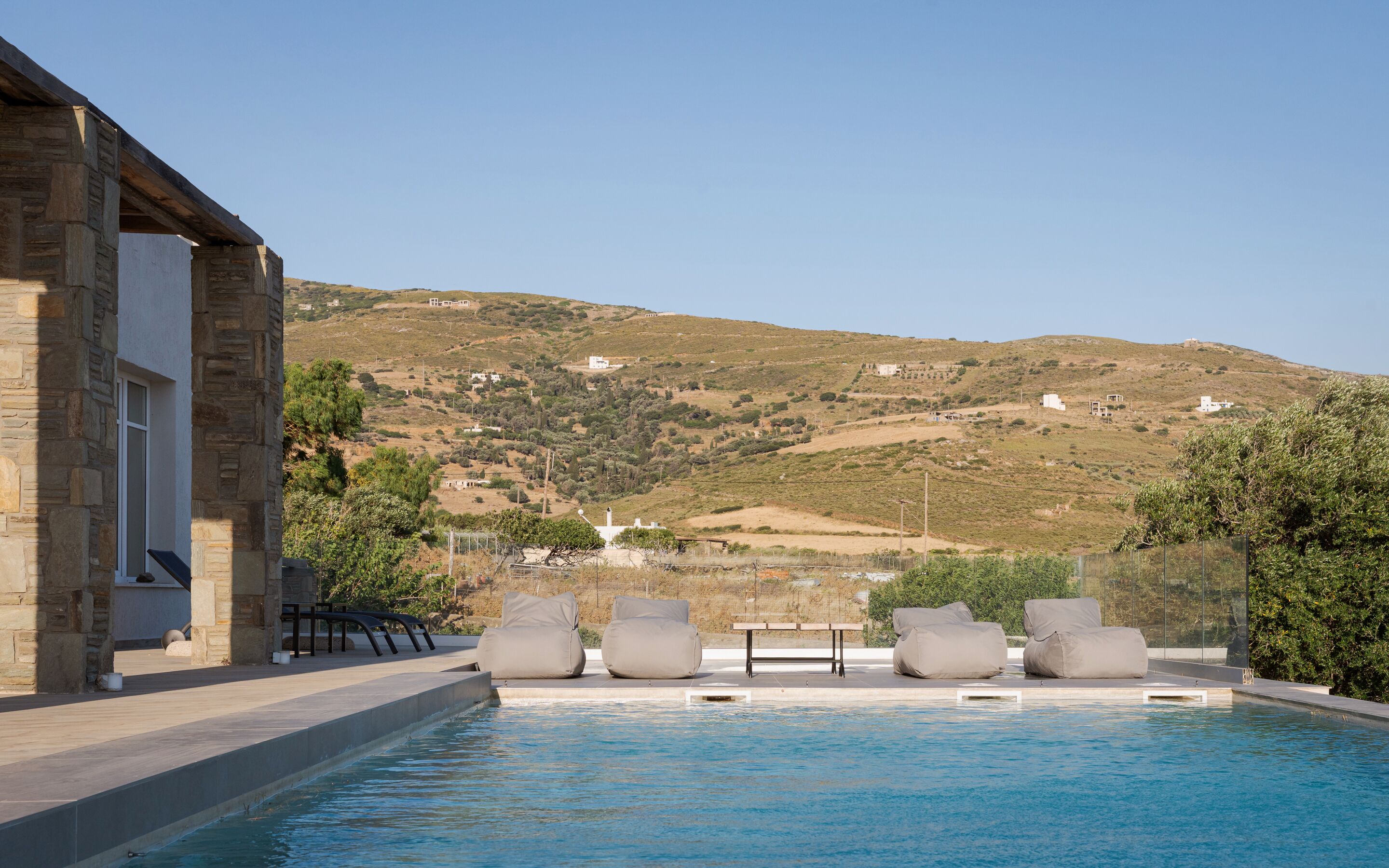 Villa Deluxe, balcón, vista al mar | Alberca privada