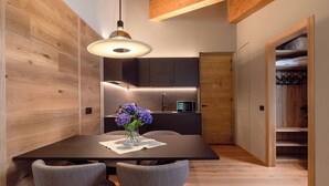 Appartement Deluxe, 1 chambre, vue montagne | Cuisine privée