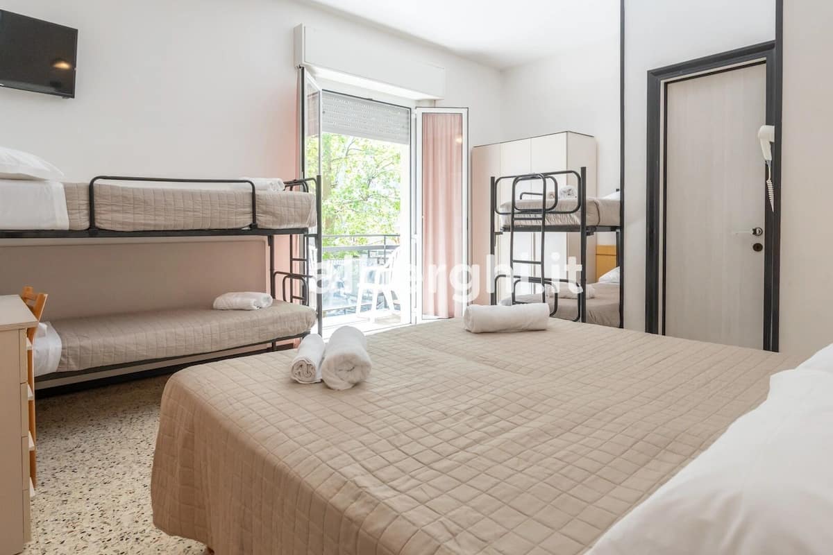 Family Room, Balcony, City View | In-room safe, desk, blackout drapes, soundproofing