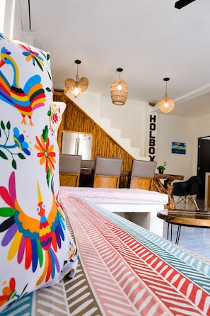 Interior - Luxury Villa Emma . Private Pool . Beach Club Access •4 King Suites •Walk to the Beach (Holbox)