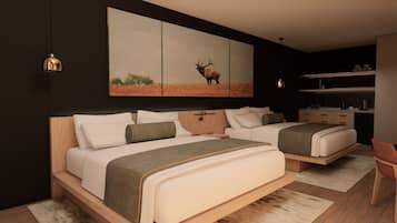 Room, 2 Queen Beds | Desk, WiFi (free)