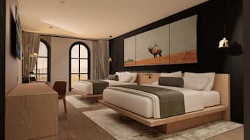 Room, 2 Queen Beds | Desk, WiFi (free)
