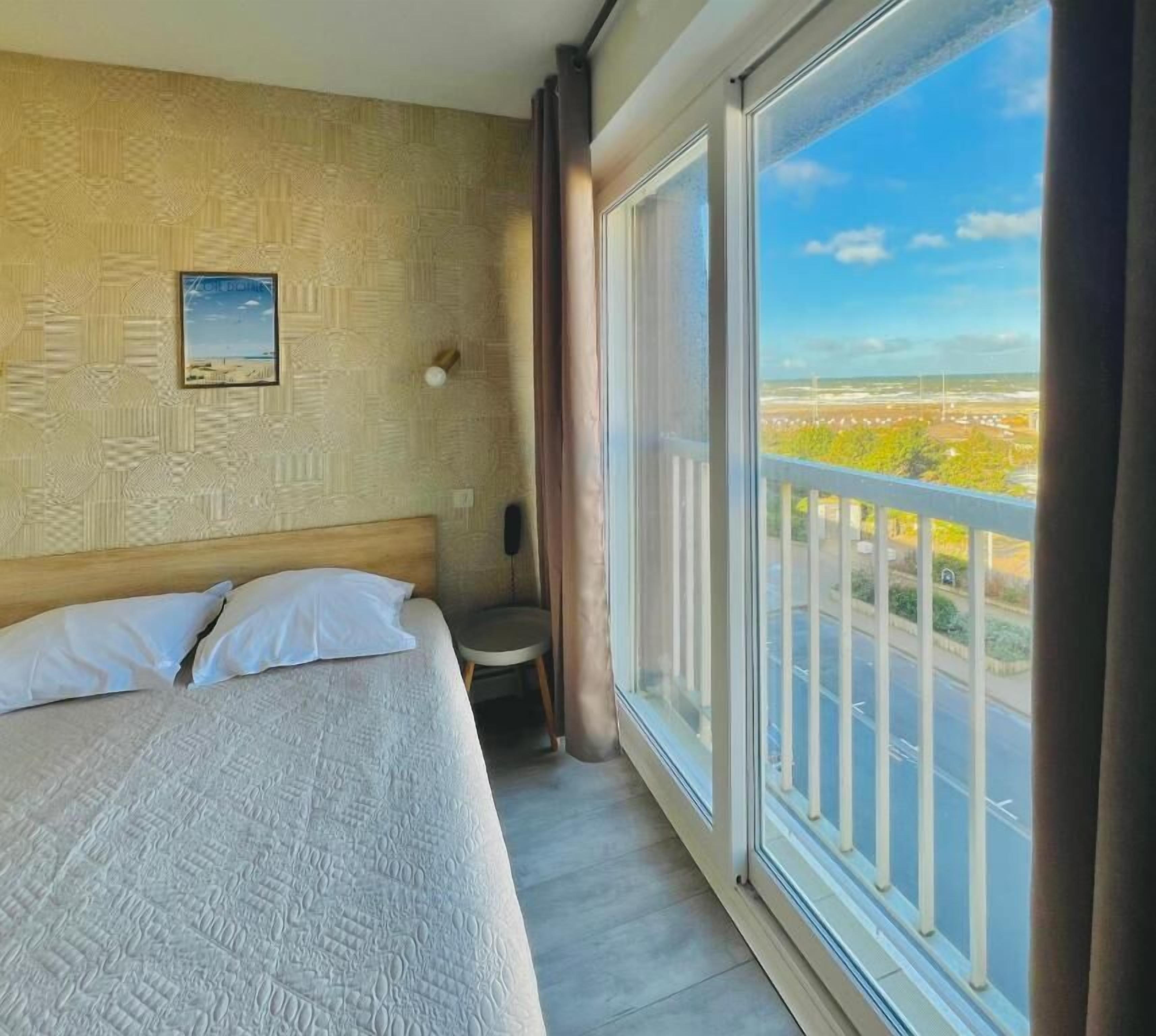 Kamar Double, pemandangan laut | Wi-Fi gratis dan dapat diakses tamu berkursi roda